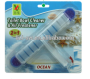 New style toilet bowl cleaner & air freshener single pack